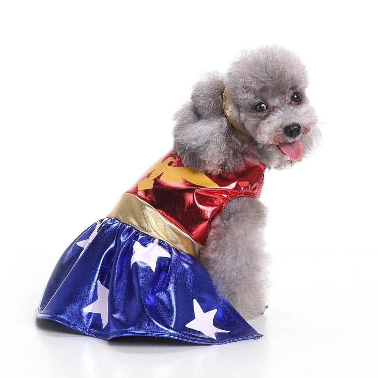 Winter Warm Striped Thickened Pet Clothes