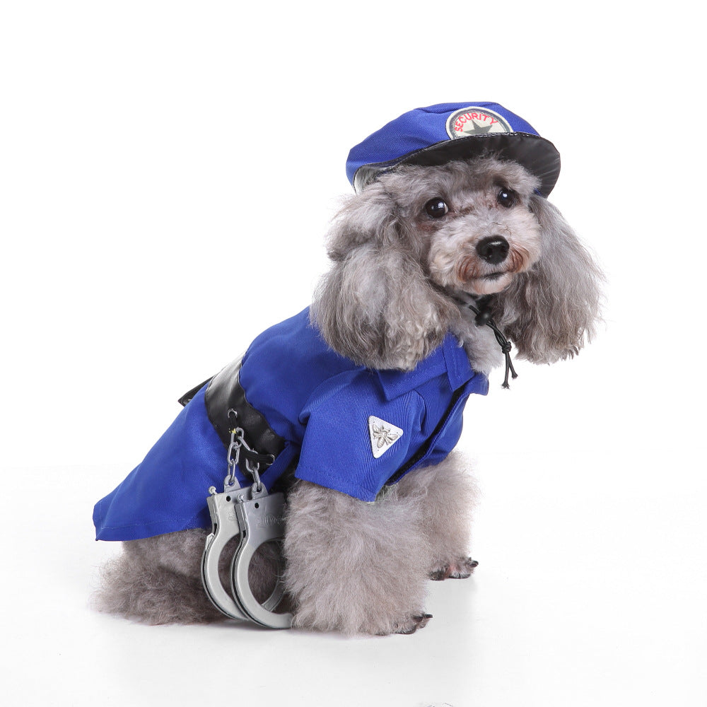 Winter Warm Striped Thickened Pet Clothes