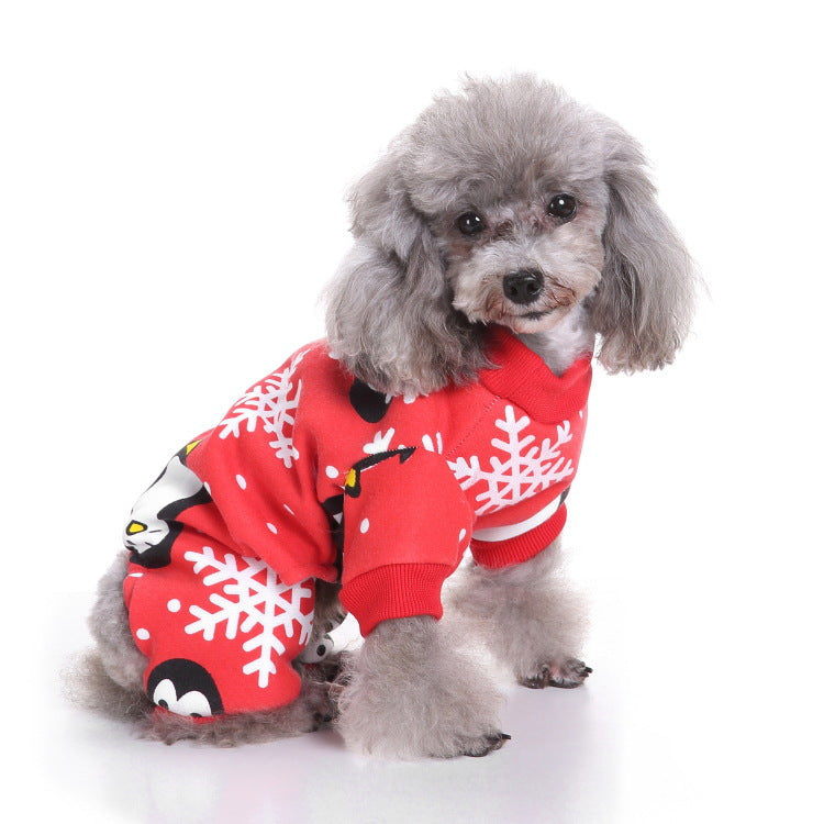 Winter Warm Striped Thickened Pet Clothes