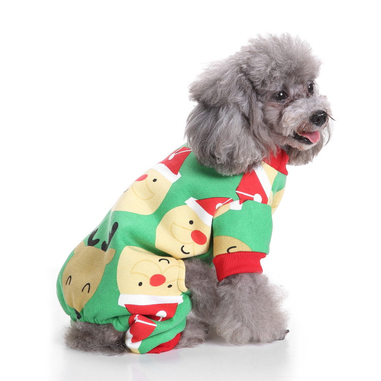 Winter Warm Striped Thickened Pet Clothes