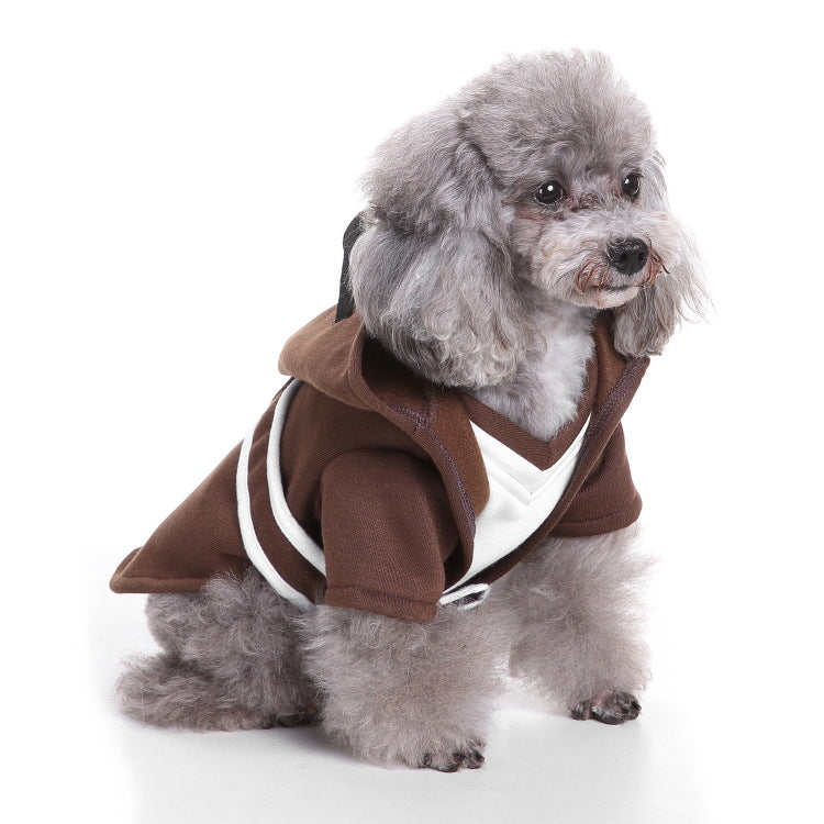 Winter Warm Striped Thickened Pet Clothes