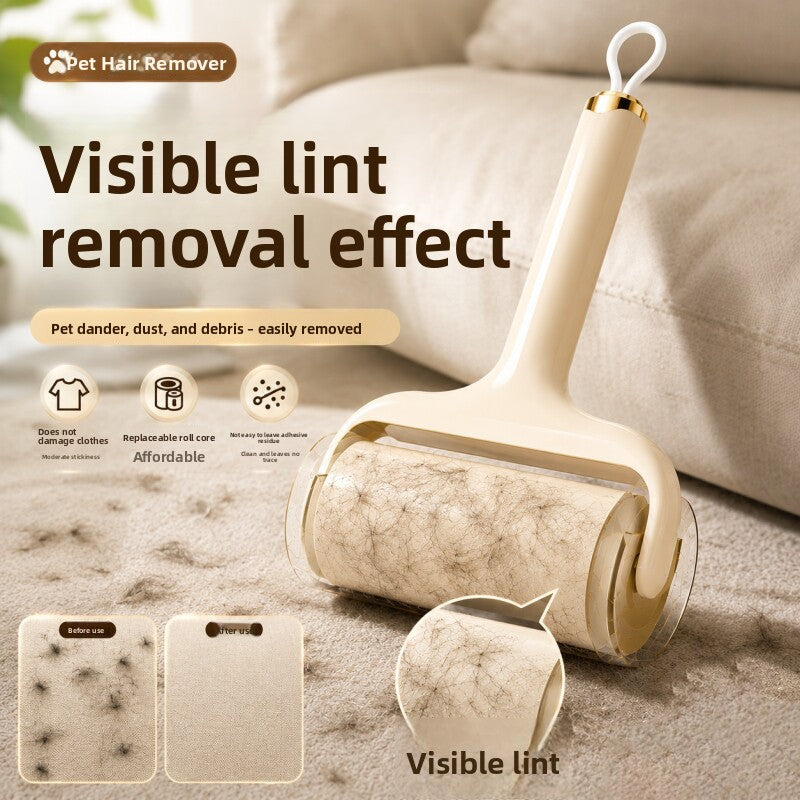Lint Roller with 60 Tear Off Sheets and Cover Pet Hair and Dust Remover