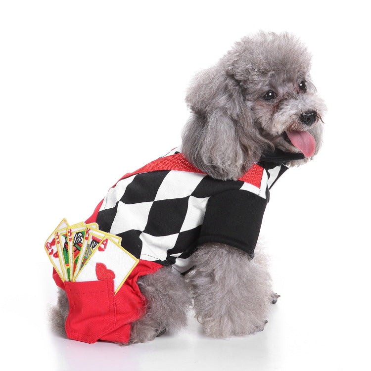 Winter Warm Striped Thickened Pet Clothes