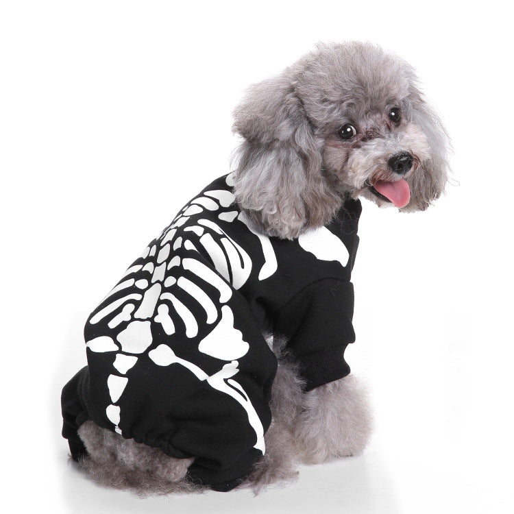 Winter Warm Striped Thickened Pet Clothes