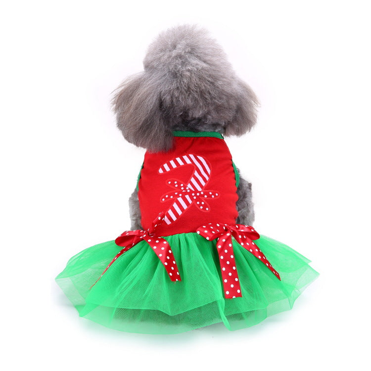 Winter Warm Striped Thickened Pet Clothes