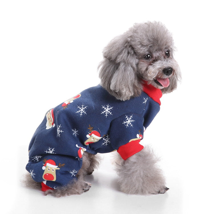Winter Warm Striped Thickened Pet Clothes